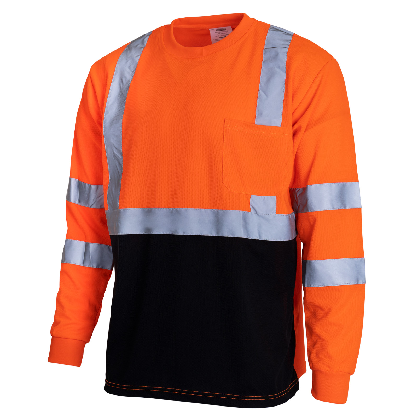 Hi-Vis Safety Workwear Long Sleeve Shirt Top Reflective Tape Two tone Jorestech