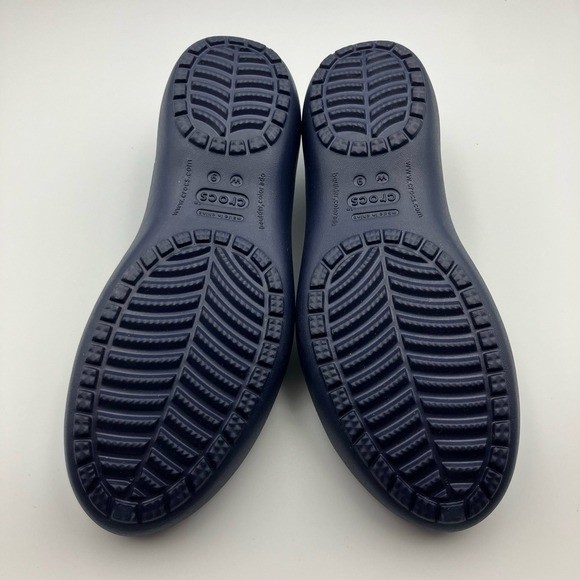Crocs Womens Ballet Flats Kadee size 9 Navy Blue *NWT*