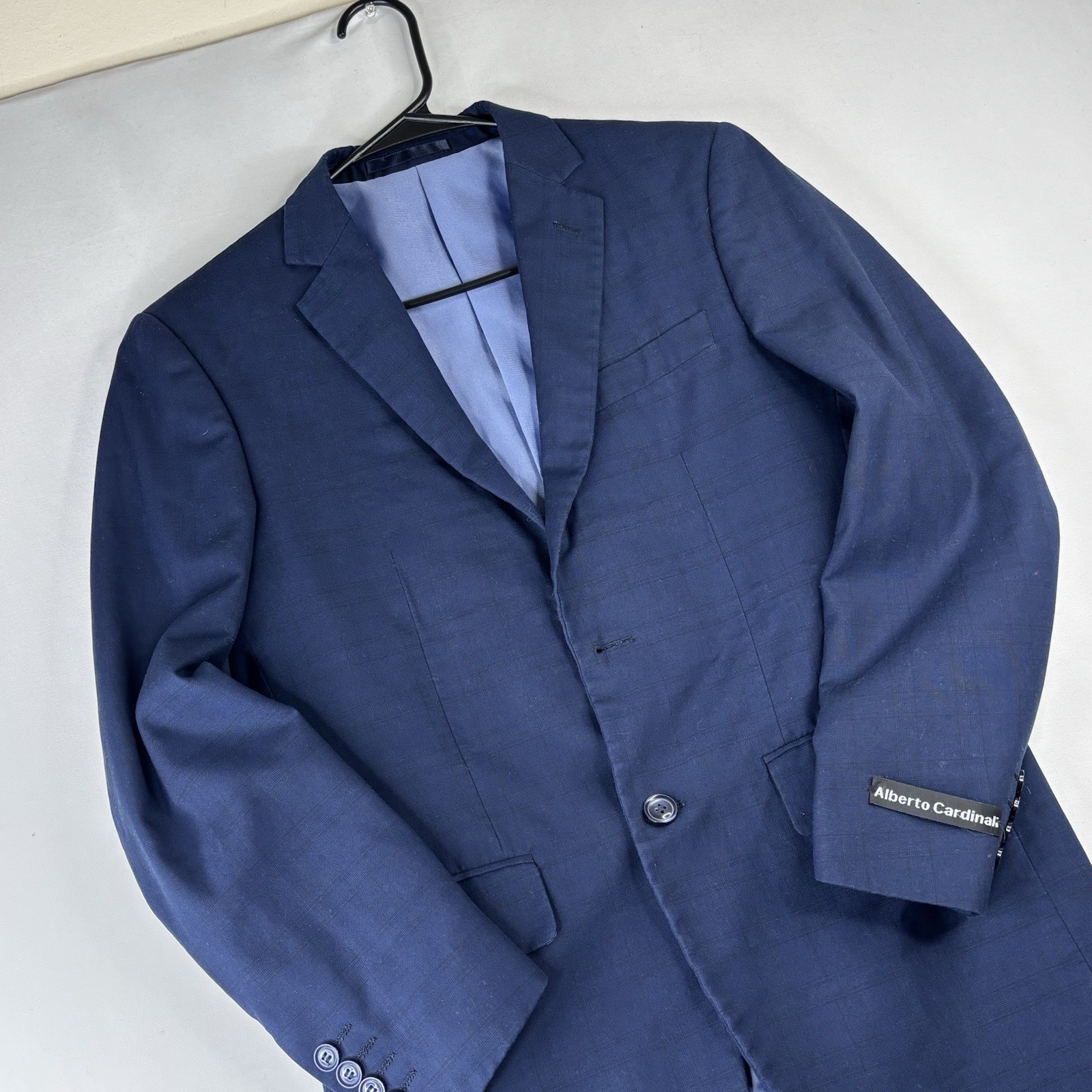 Alberto Cardinali Navy Blue Blazer 36S Men’s Sport Coat Formal Wedding Office