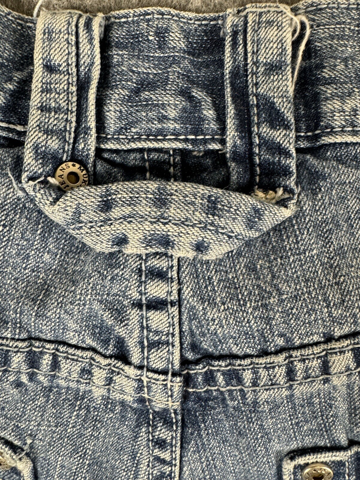 Muka Jeans 34×30 Weed Farmer Marijuana Baggy Carpenter Hip Hop Y2K