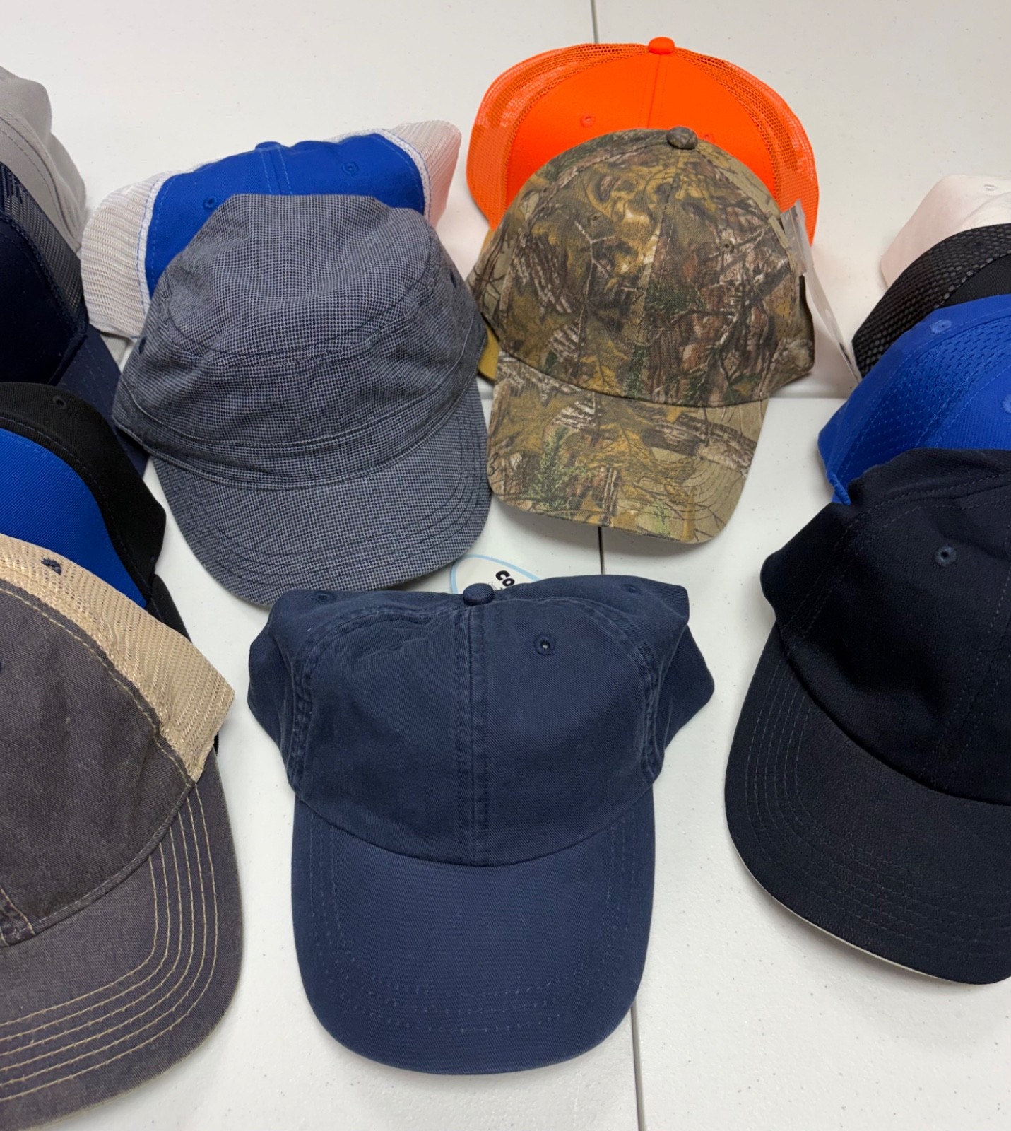 NOS Lot of 13 Blank Hats – OTTO, Pacific & More – Structured, Trucker, Snapback+