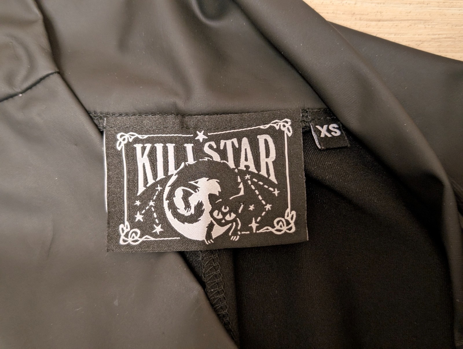Killstar Pvc Faux Leather Biker Zip Leggings Trousers XS 26″