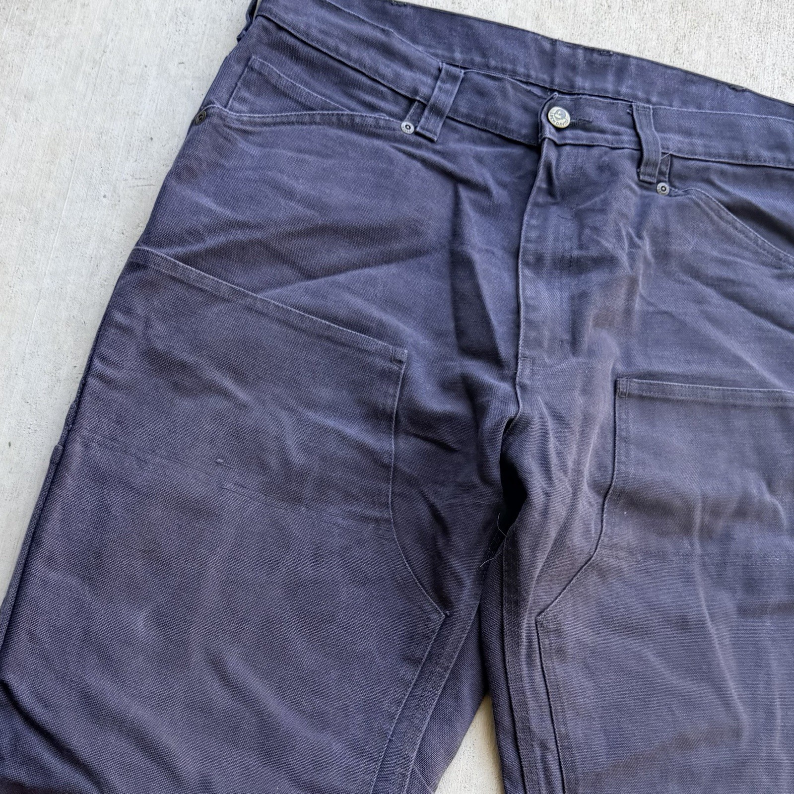 Vintage Ben Davis Double Knee Carpenter Pants 34 Baggy Y2K Workwear