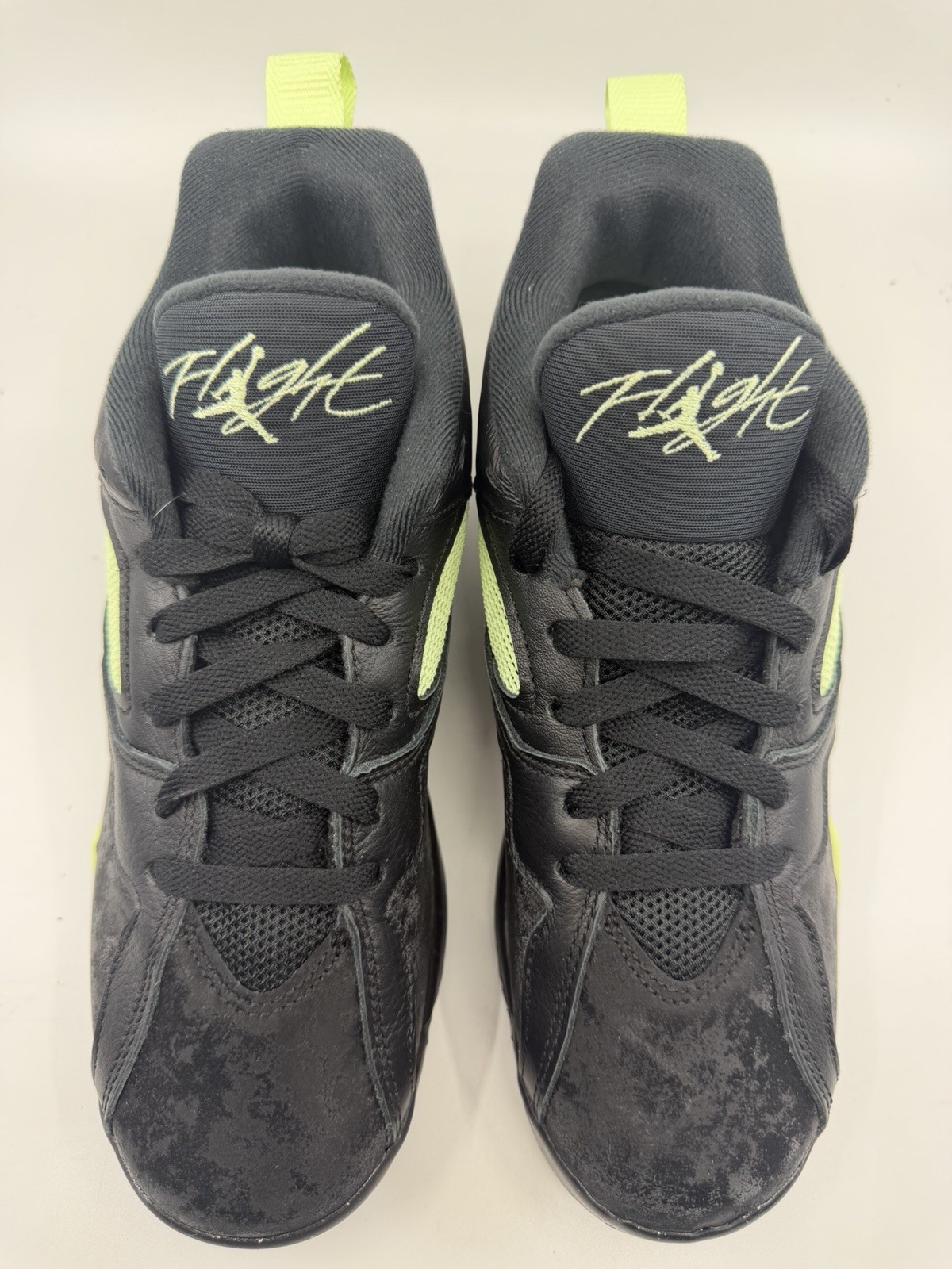 Nike Jordan MVP 92 GS Black Barely Volt Iron Grey Youth 6.5Y NIB No Lid