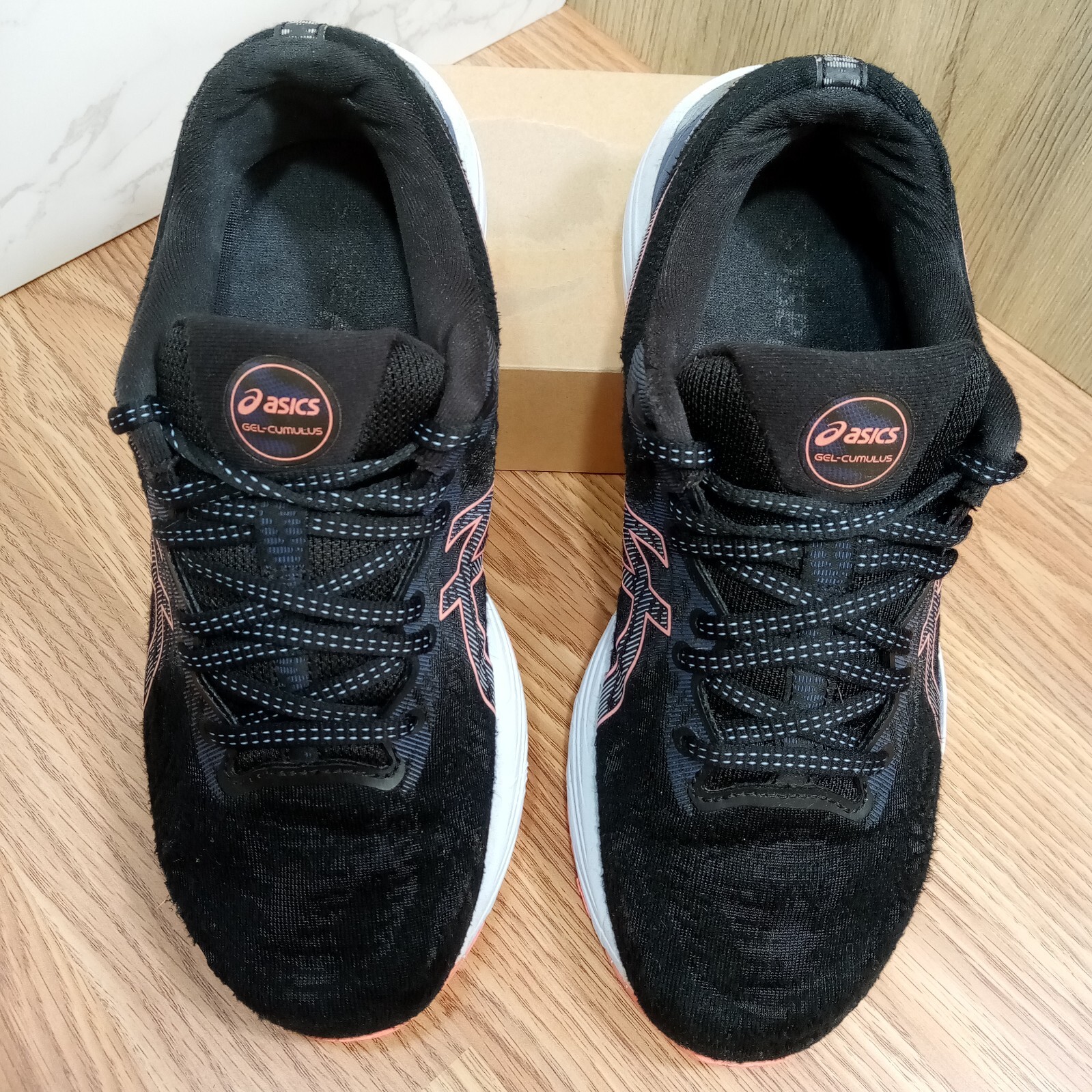 ASICS Womens Sz 8 EU 39.5 Gel-Cumulus 23 Black 1012A888