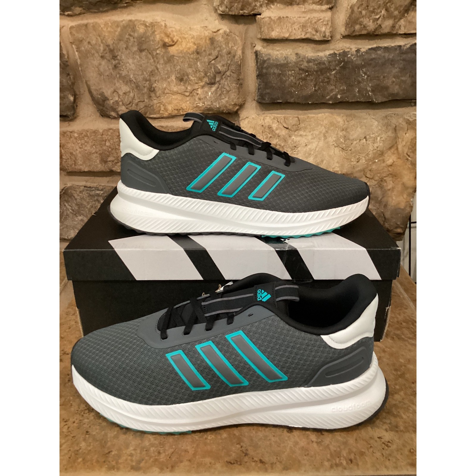 Adidas X_PLR Path Mens Running Shoes Grey Teal White Cloudfoam Sneaker New