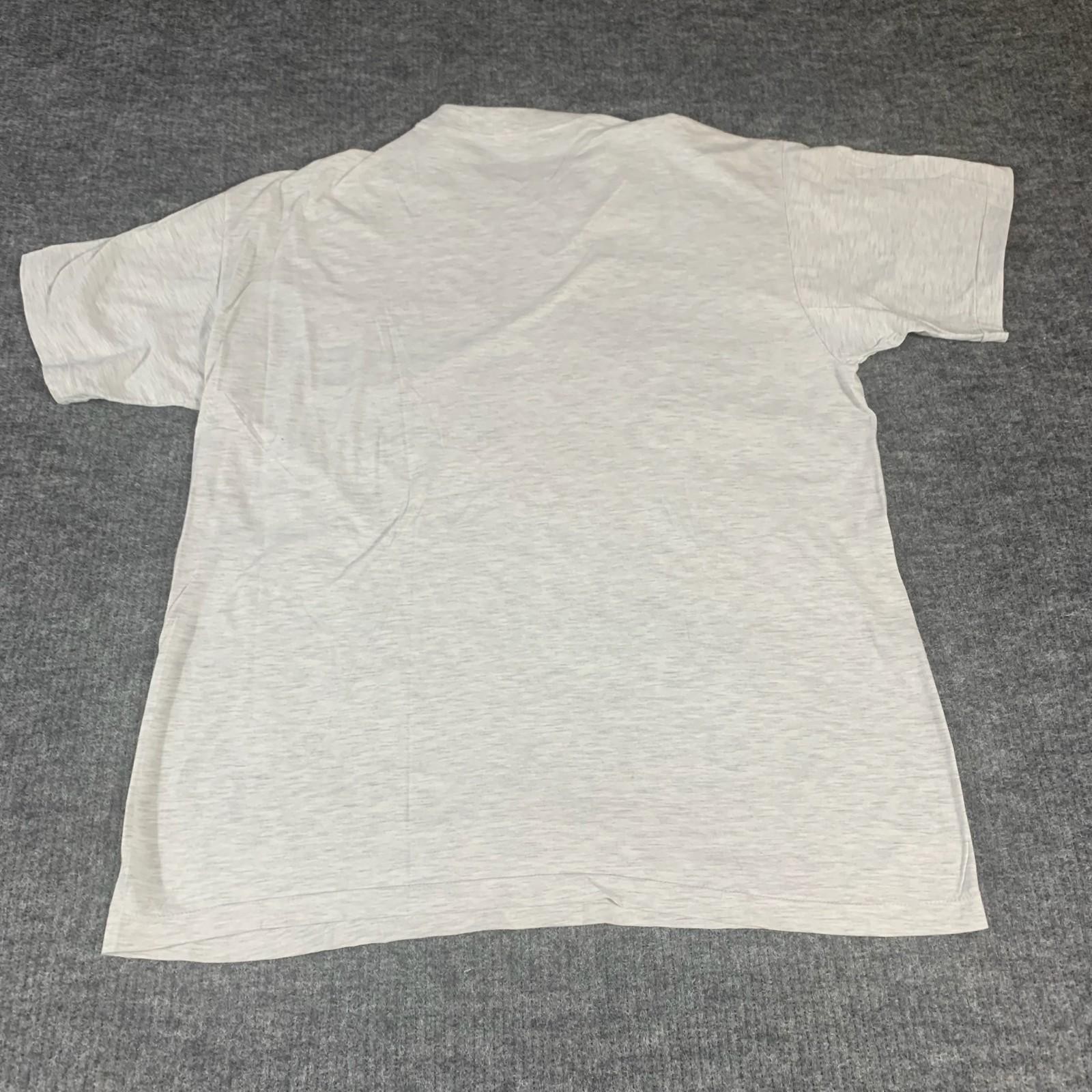 VTG Best In Town T Shirt Adult 2XL Gray Horses Tribal Single Stitch 90s Sweden