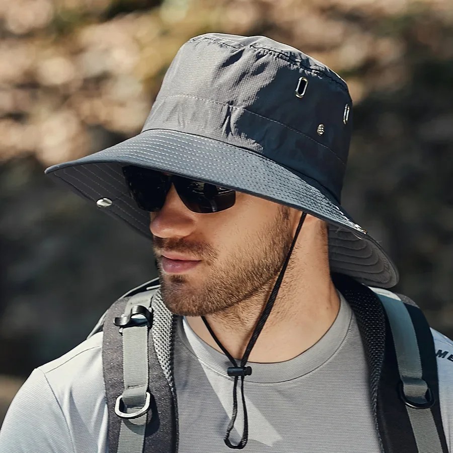 UV Protective Sun Hat- Breathable Wide Brim for Men/Women,Summer Fishing&Camping