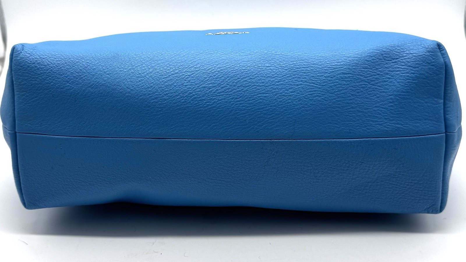 Coach Pebbled Leather Celeste Cornflower Blue Shoulder Bag Crossbody Strap NWT