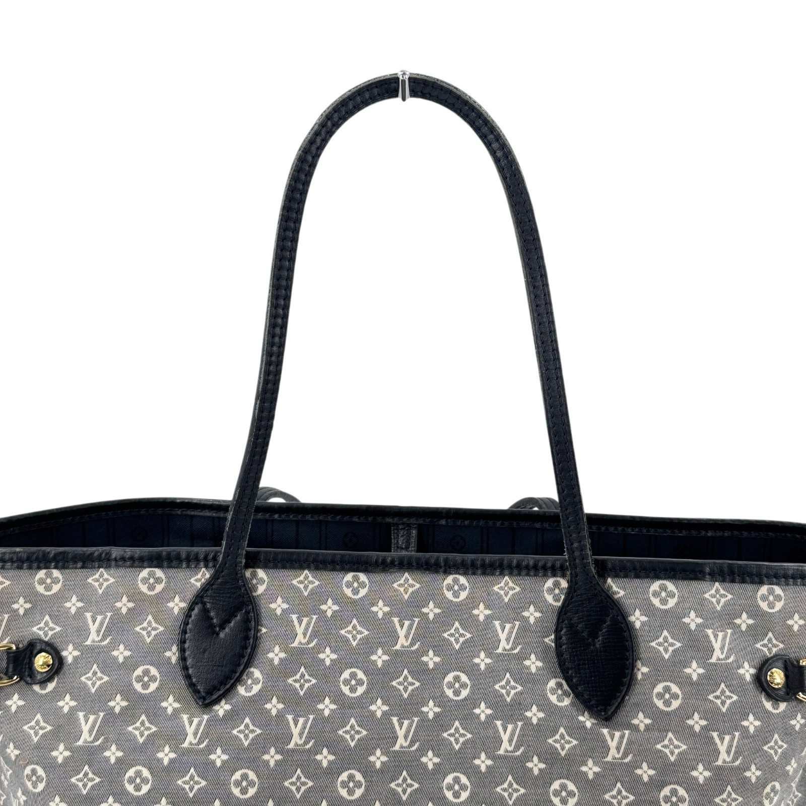LOUIS VUITTON Neverfull MM Monogram Idylle Canvas Navy Shoulder Tote Bag M40514