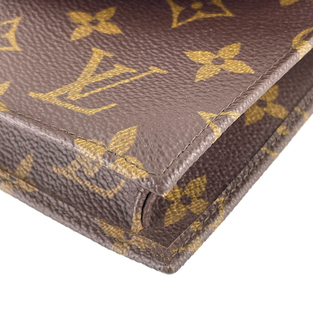 Louis Vuitton Monogram Pochette Rabat 23 Leather Brown Clutch bag 4724