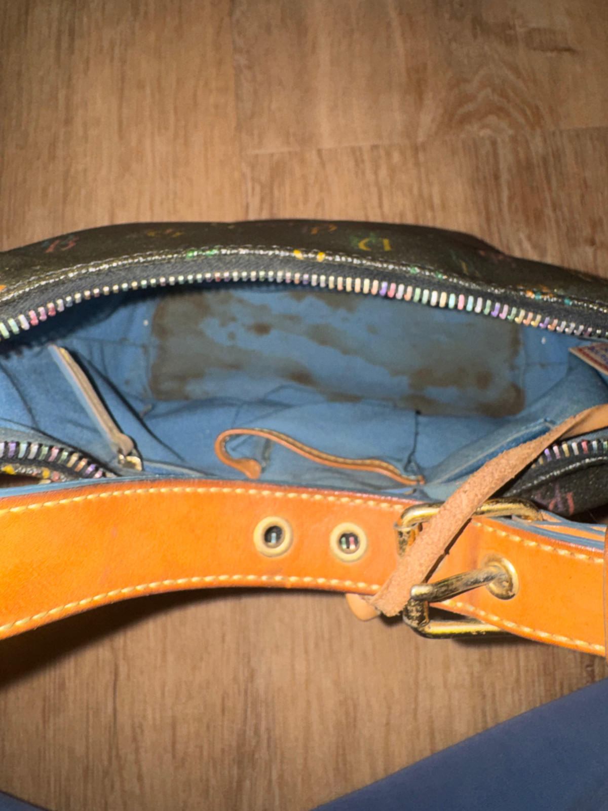 Dooney & Bourke Vintage Rainbow Logo Bag Pre-owned
