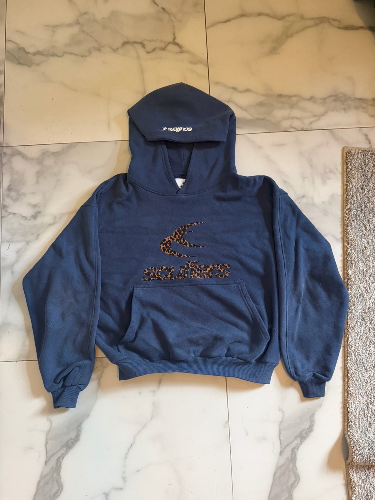 Scuffers Safari Blue Hoodie Men’s Size M Pullover Sweatshirt Streetwear SIZE XS
