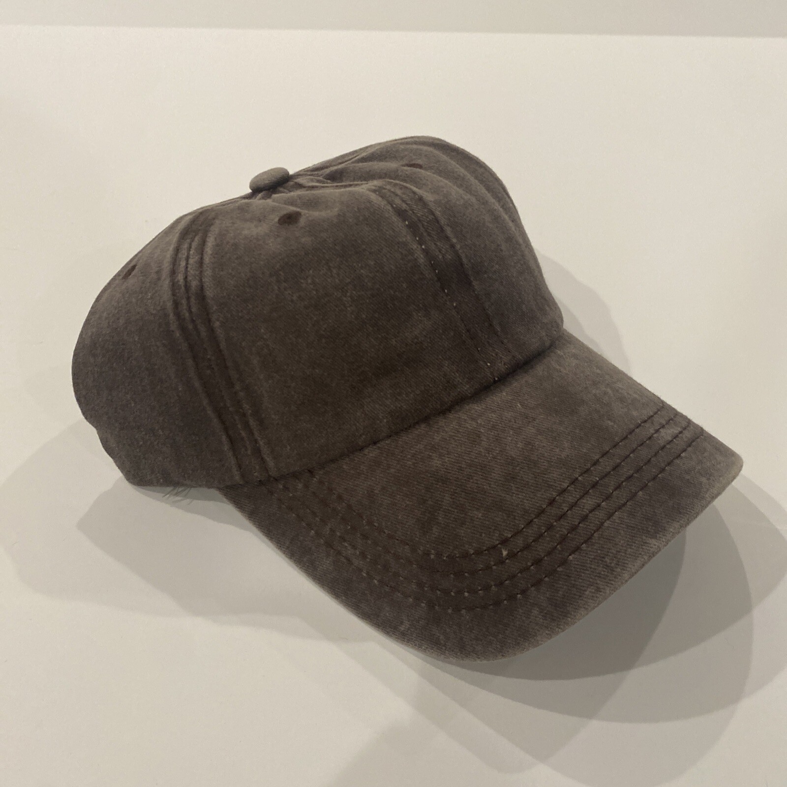 Dyed Washed Cotton Solid Plain Polo Style Baseball Ball Cap Hat Adjustable