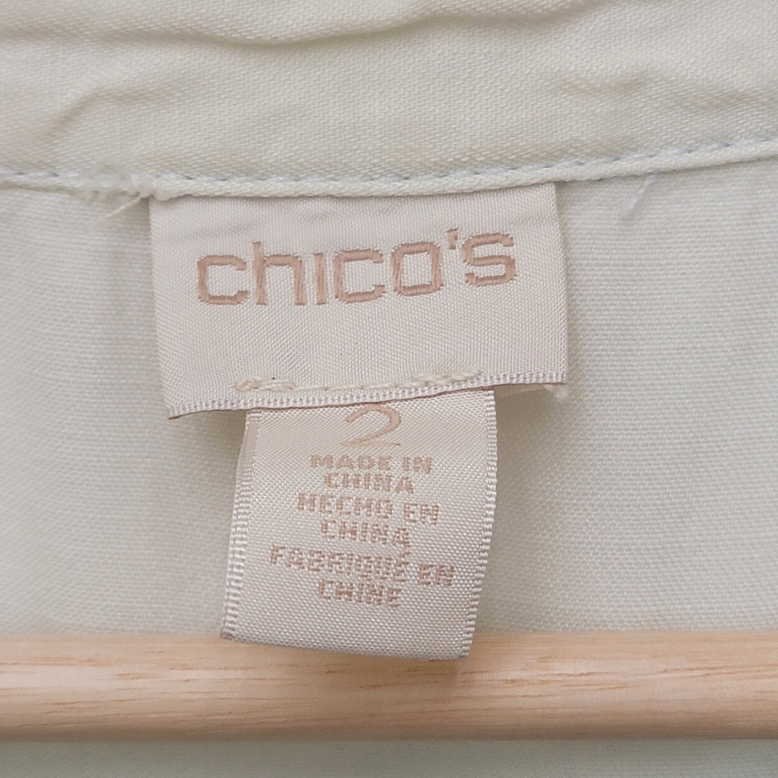 Chicos 2 Tencel Chambray Tank Top Ombre Blue Coastal Resort Wear Large 12