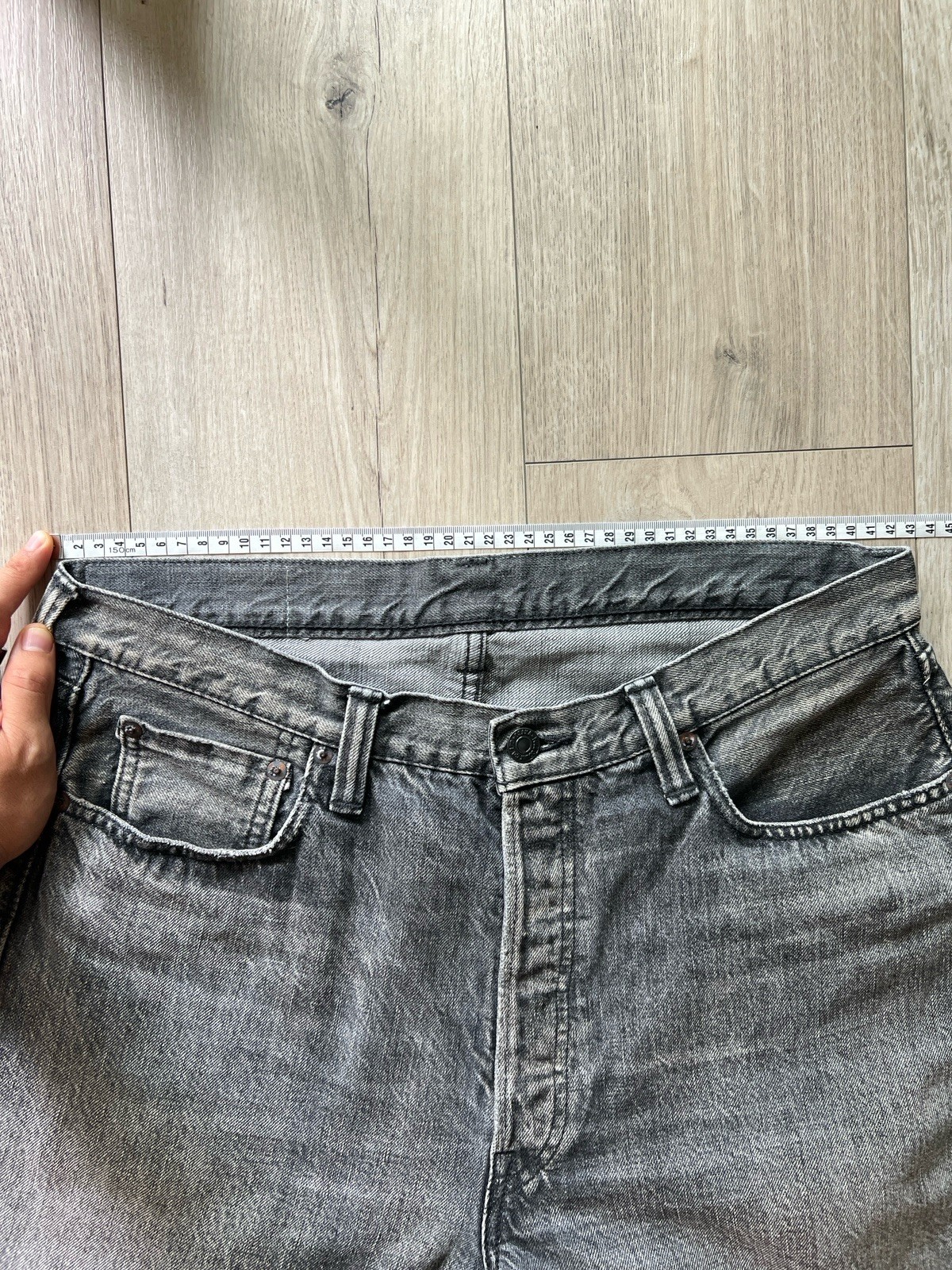 FULLCOUNT 1137BK DUKE 3 MODEL SELVEDGE DENIM DARTFORD BLACK 32/32