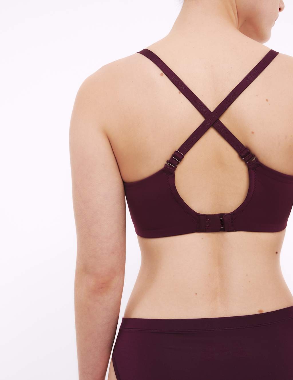 Marks & Spencer Womens Bra in Dark Magenta – M&S