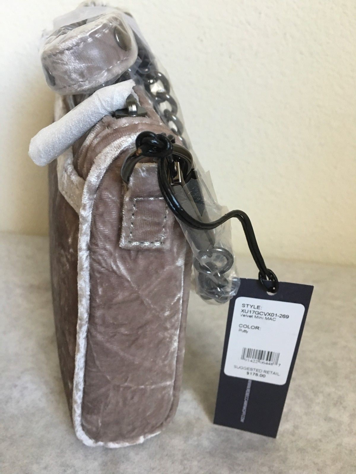 NWT Rebecca Minkoff Velvet Mini M.A.C Crossbody Bag $175 in Putty~~ON SALE!!