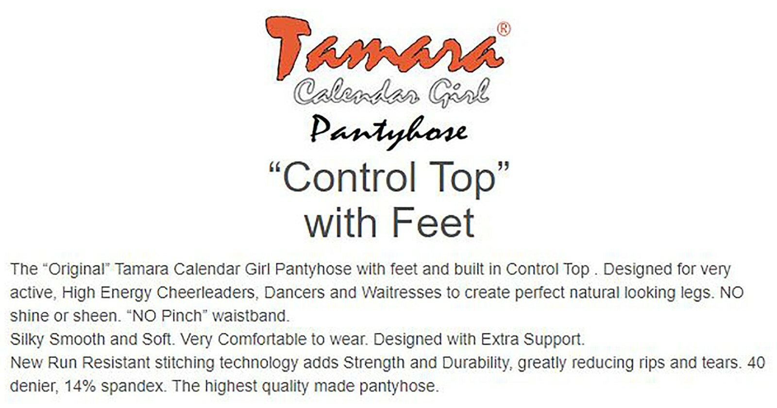 Tamara HOOTERS NFL Casino Uniform Pantyhose PICK Style & Color B C D Q 2XL 3XL