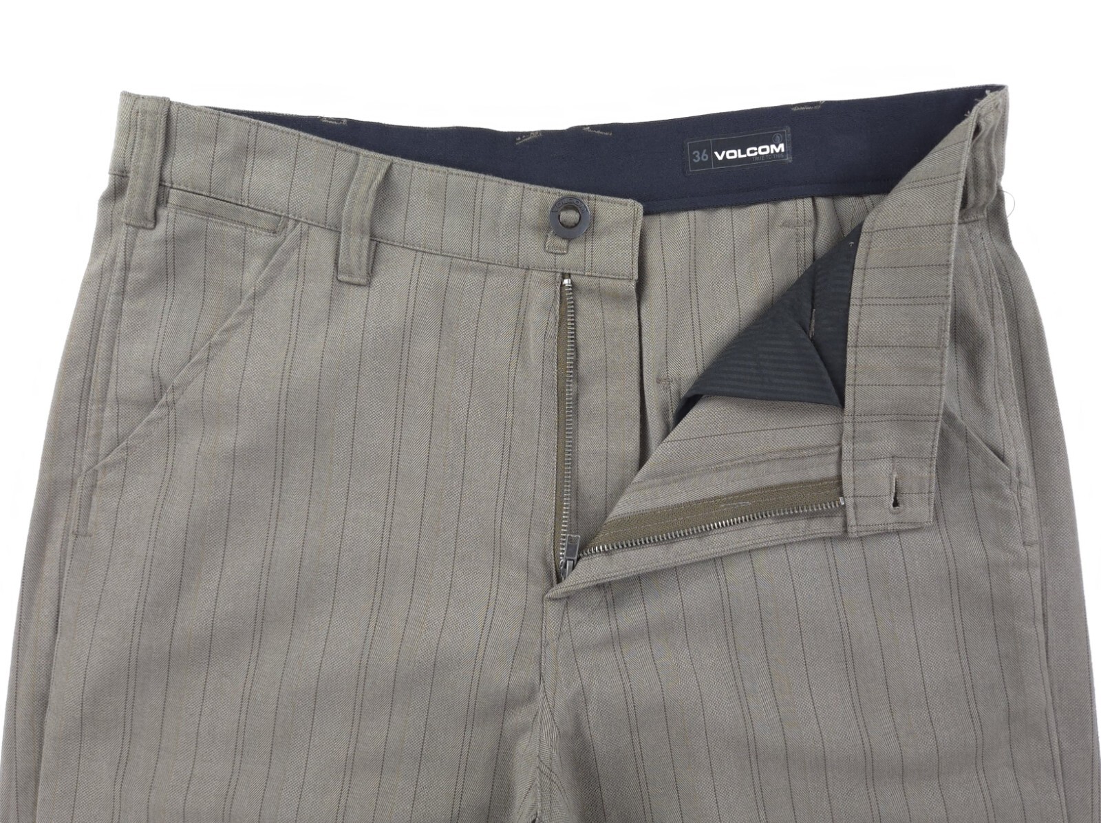 Volcom Men’s 36 Tokyo True Pant Loose Tapered Dark Khaki NWT