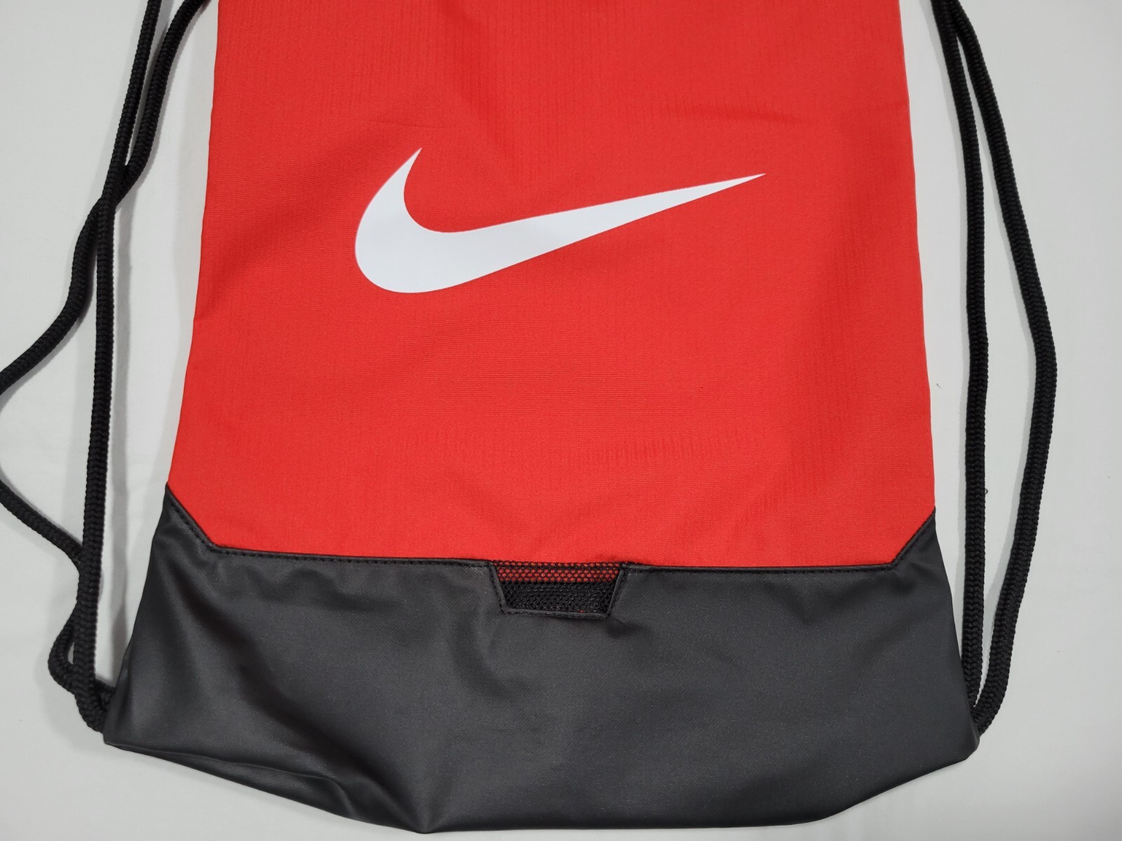 Nike Brasilia Drawstring Backpack Bag Training Gym Sports walk Sack Red-Black