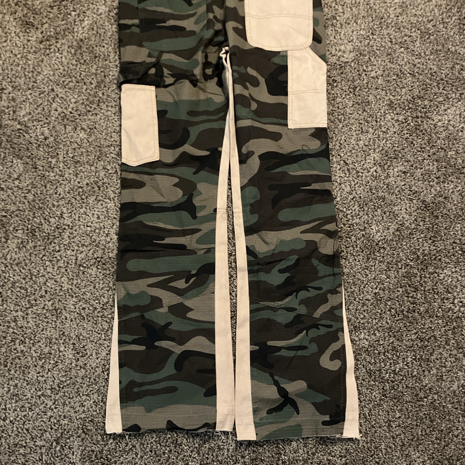 mnml Camo Cotton Bib Overalls Coveralls Jumpsuit Green Black Beige
