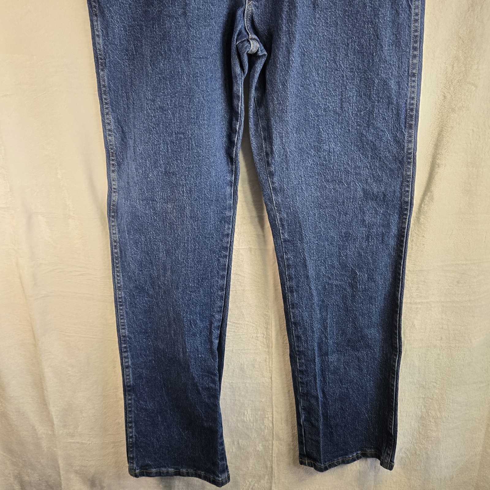 Wrangler Five Star Men’s Jeans Regular Fit – Dark Stonewash Size 35x 32