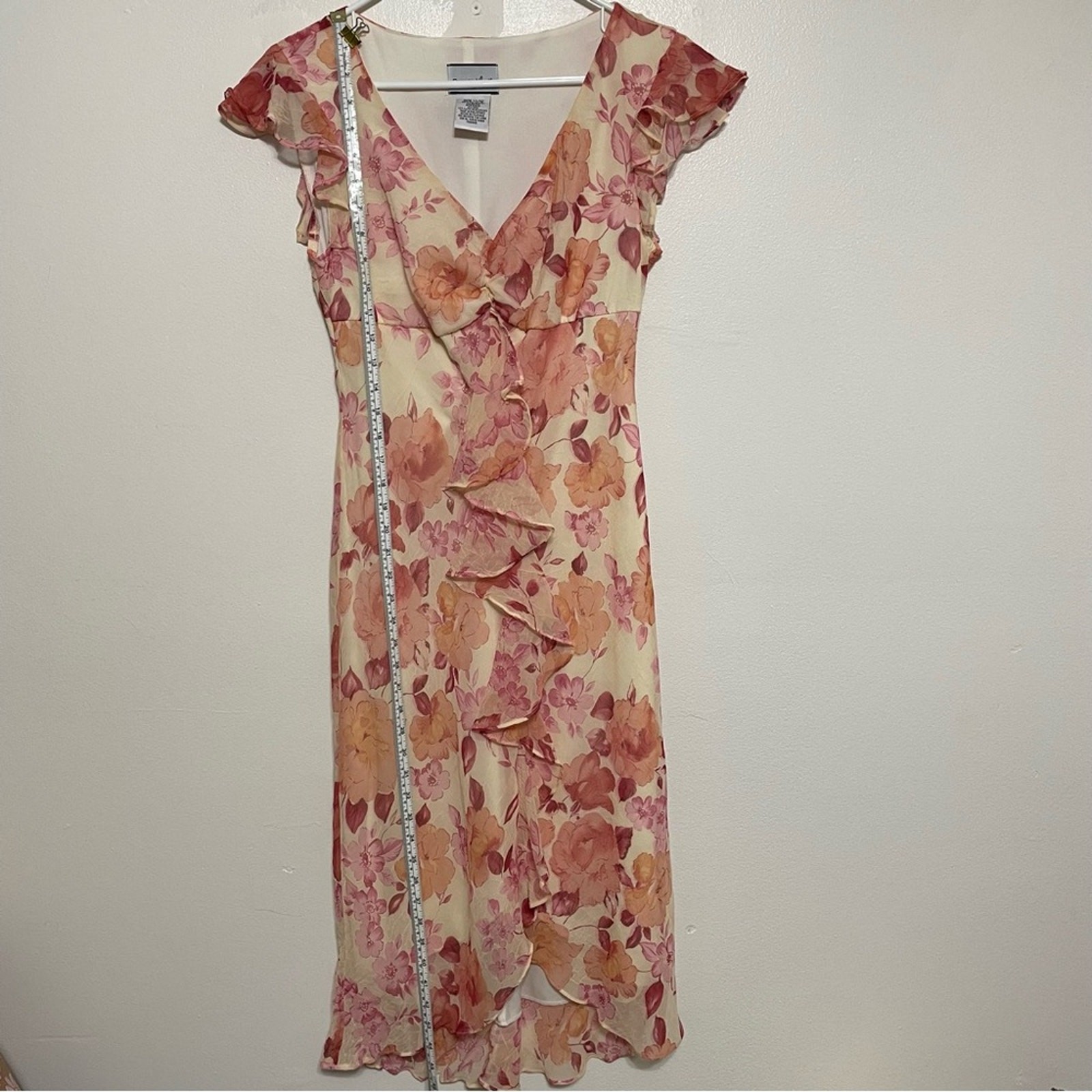 Breakin’ Loose Floral High Low Midi Dress 11/12