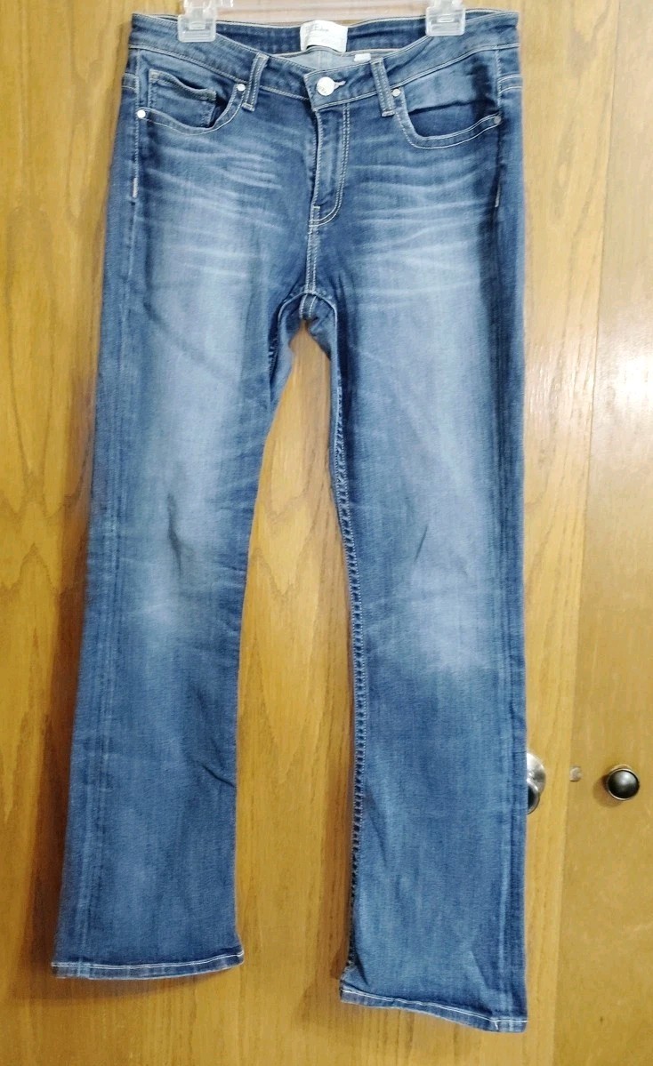 BKE Jeans Sz 30L x 33.5 (measures 32.5) PAYTON Bootcut Blue Denim Cotton Blend