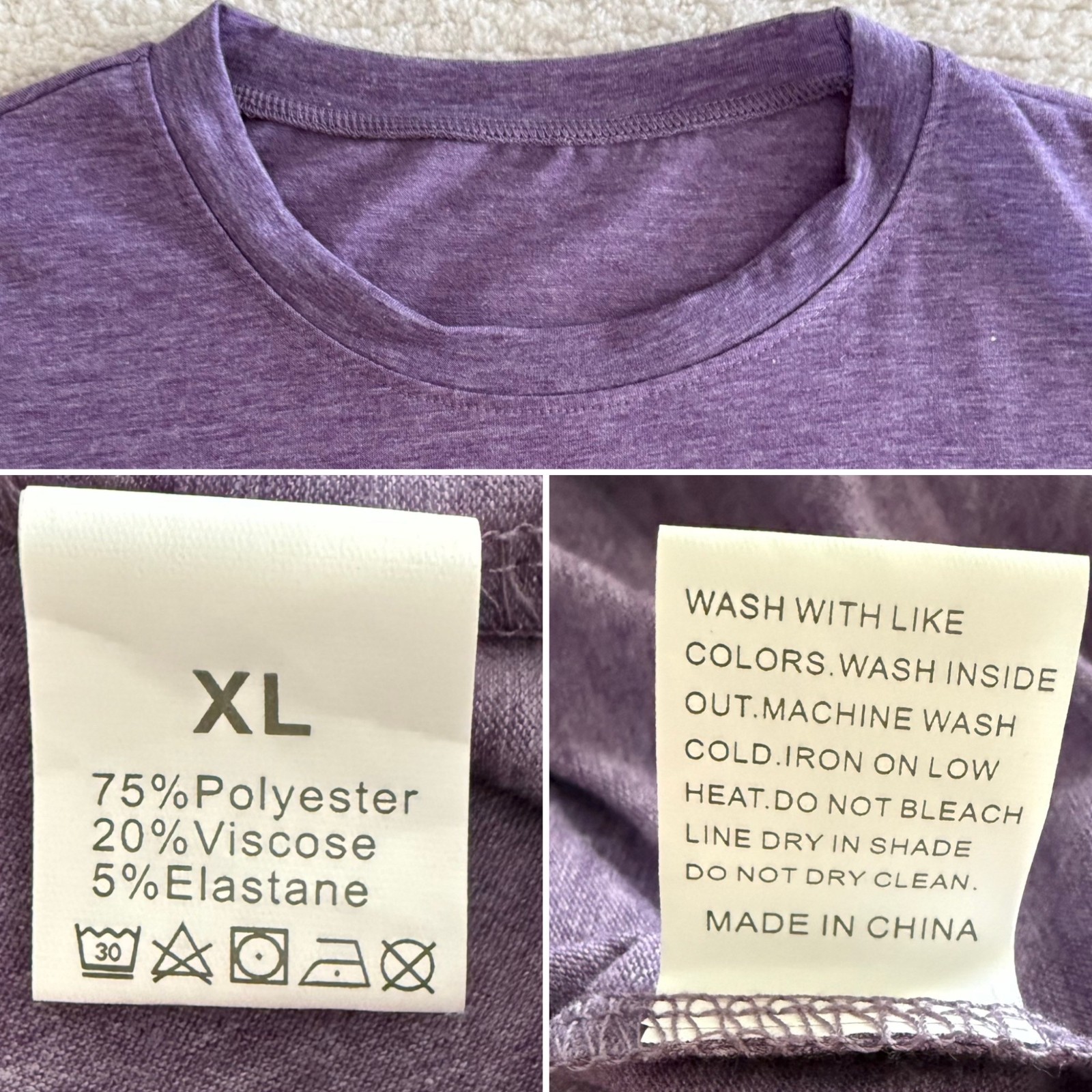 Bird Music Notes Shirt Womens XL Purple Graphic Tee Choircore Top
