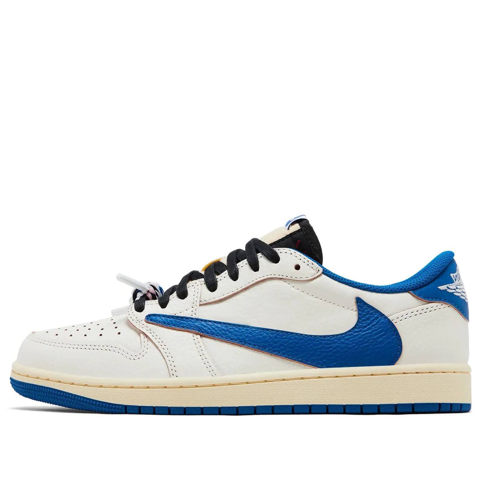 Fragment Design x Travis Scott x Air Jordan 1 Retro Low OG Sail Blue DM7866-104