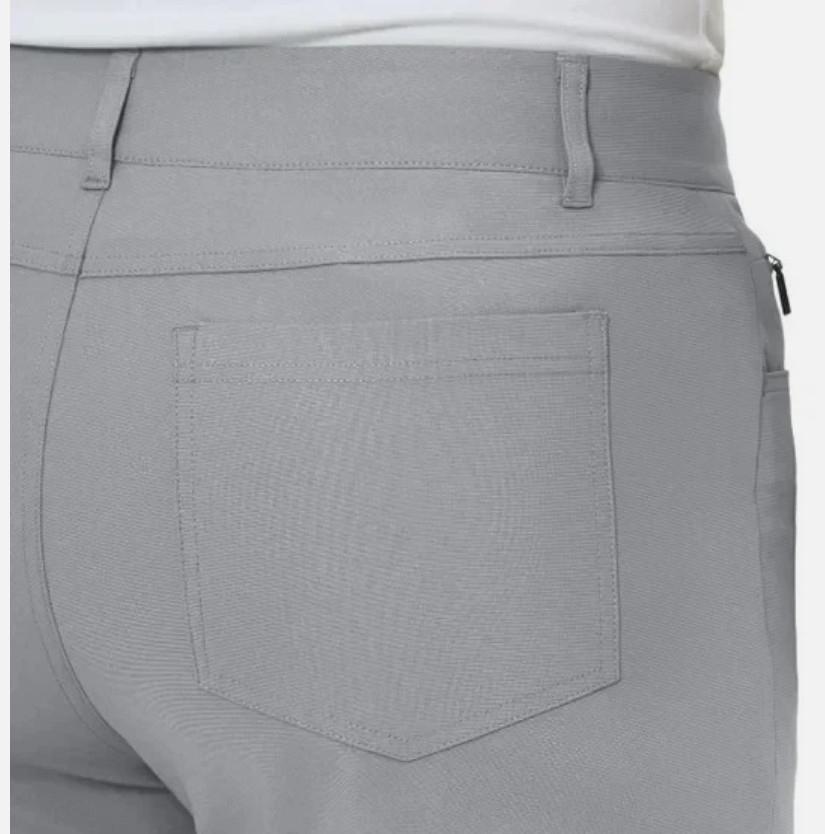 Modern Ambition Men’s 5-Pocket Pant Moisture Wicking Fabric Gray Size 30×32