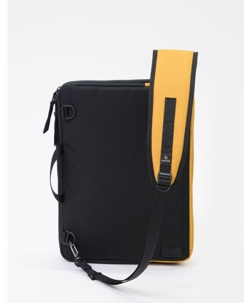 Master-Piece Masterpiece MSPC squared Shoulder Bag Yellow 224103 Made in Japan