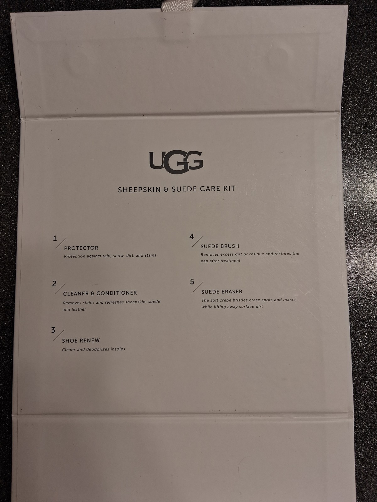 UGG Sheepskin Suede Care Kit Cleaner Conditioner Shoe Renew Brush New in Box