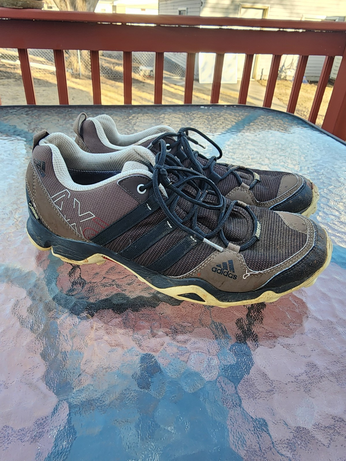 Adidas AX2S Men’s Hiking Shoes Brown/Black B33916 Size 11