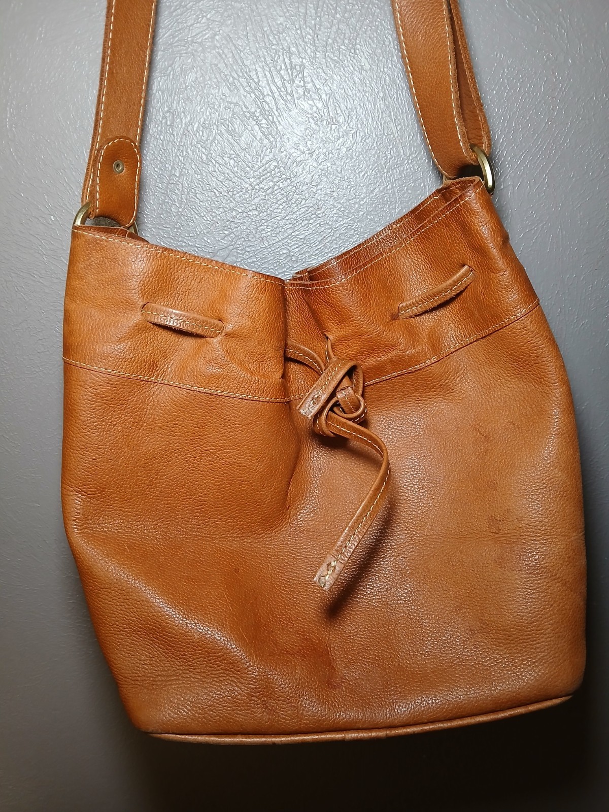 Bucket Bag Leather Purse