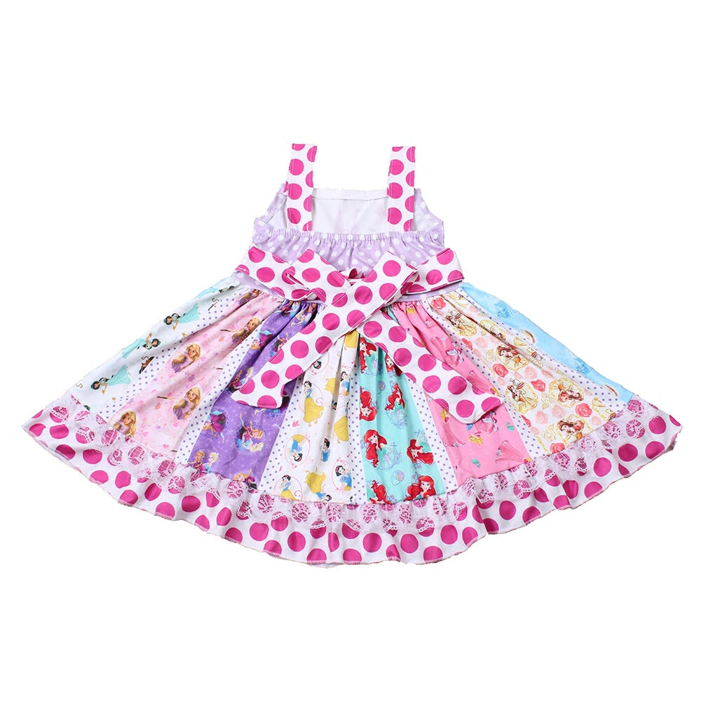NEW Boutique Princess Ariel Cinderella Belle Rapunzel Girls Ruffle Twirl Dress