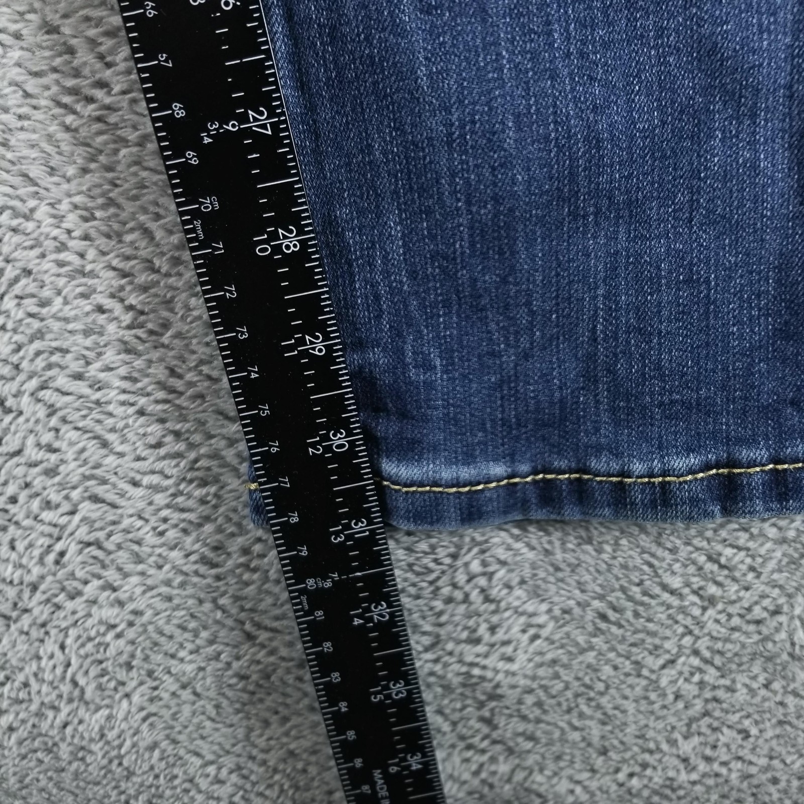 Amethyst Jeans Womens 7 Blue Bootcut Low Rise Distressed Embroidered Stretch Y2K