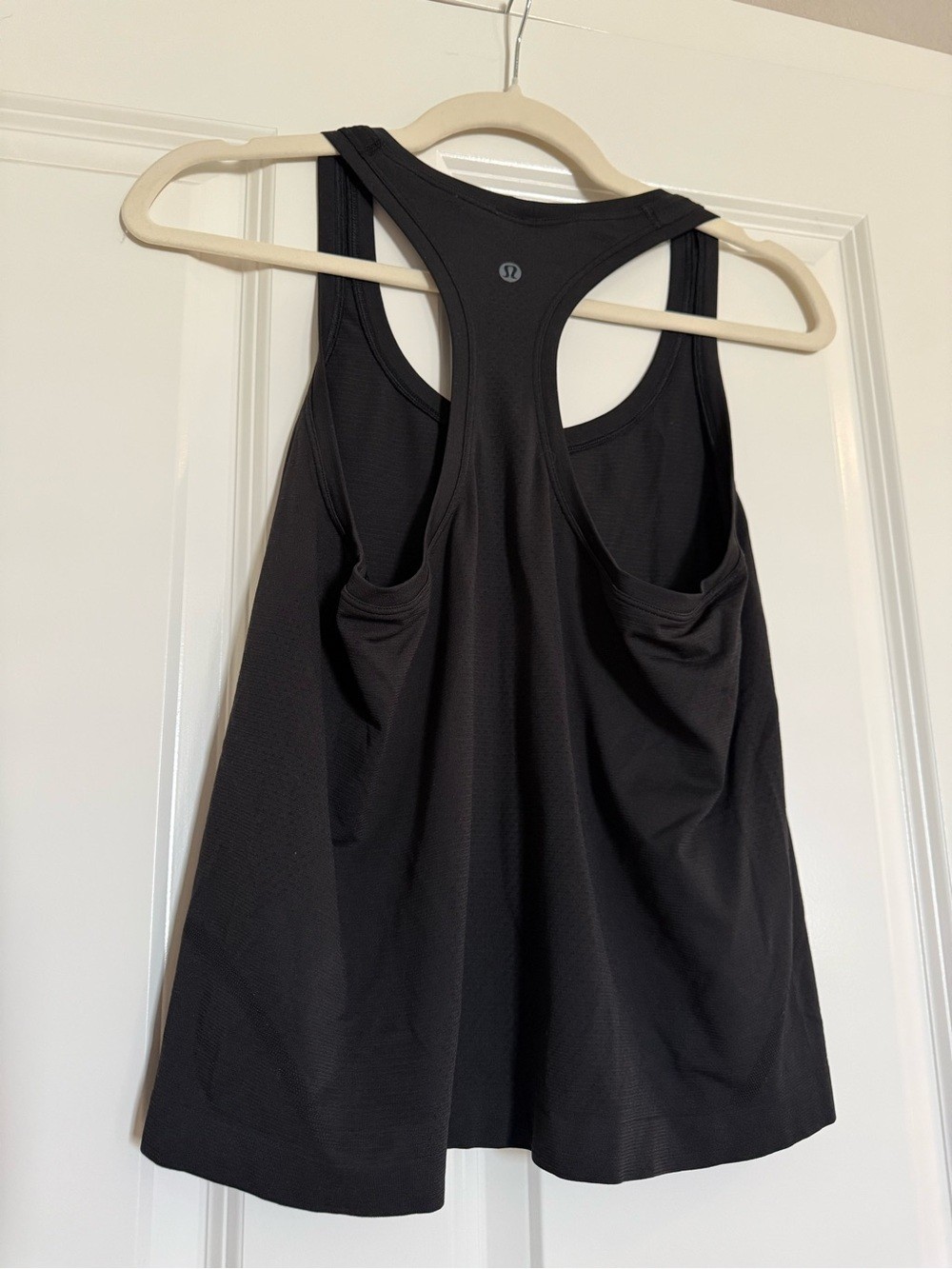 Lululemon Swiftly Tech Racerback Tank Top 2.0 Size 8 Black Seamless Running Yoga