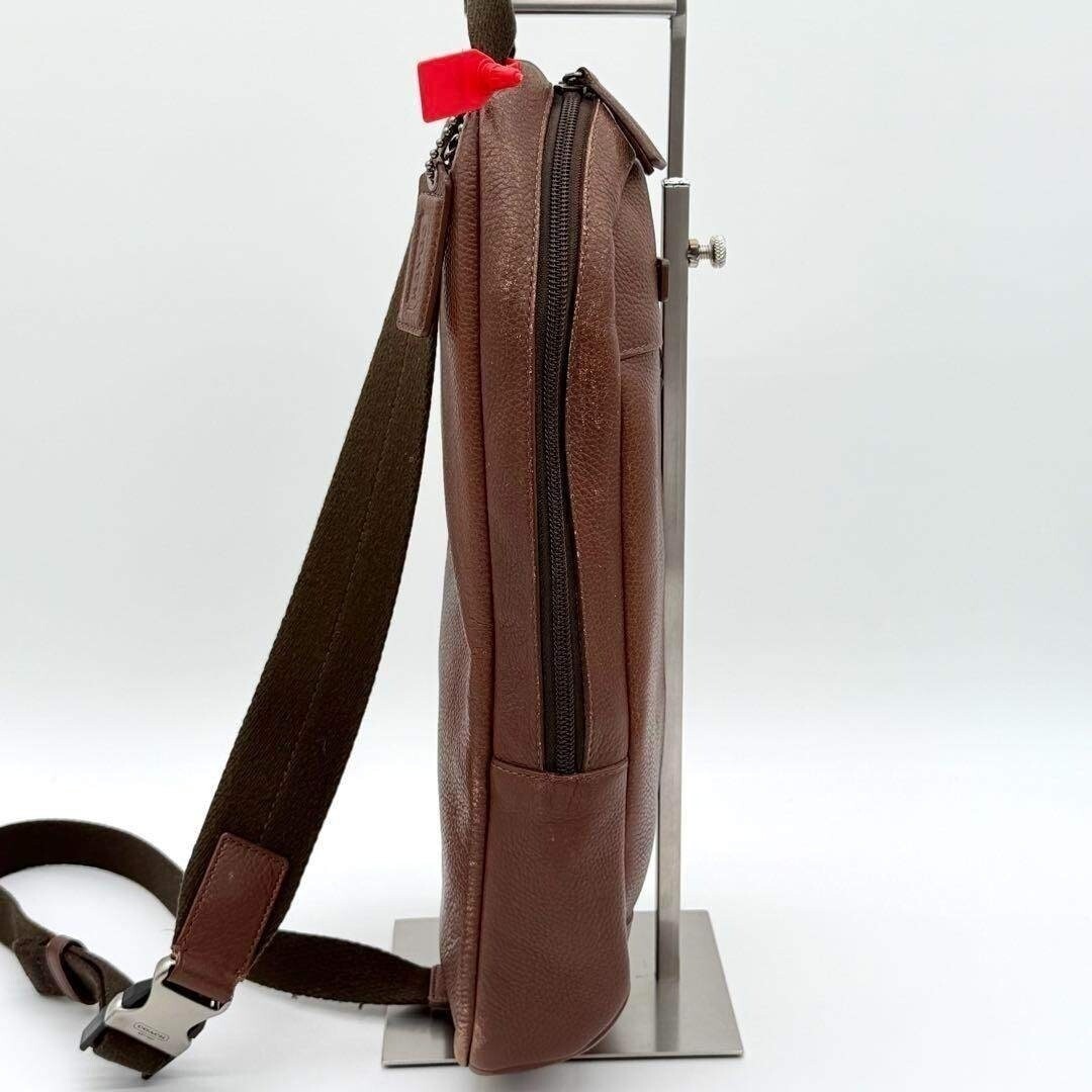 COACH Crossbody Bag Camden F70691 Brown Vintage Auth From Japan