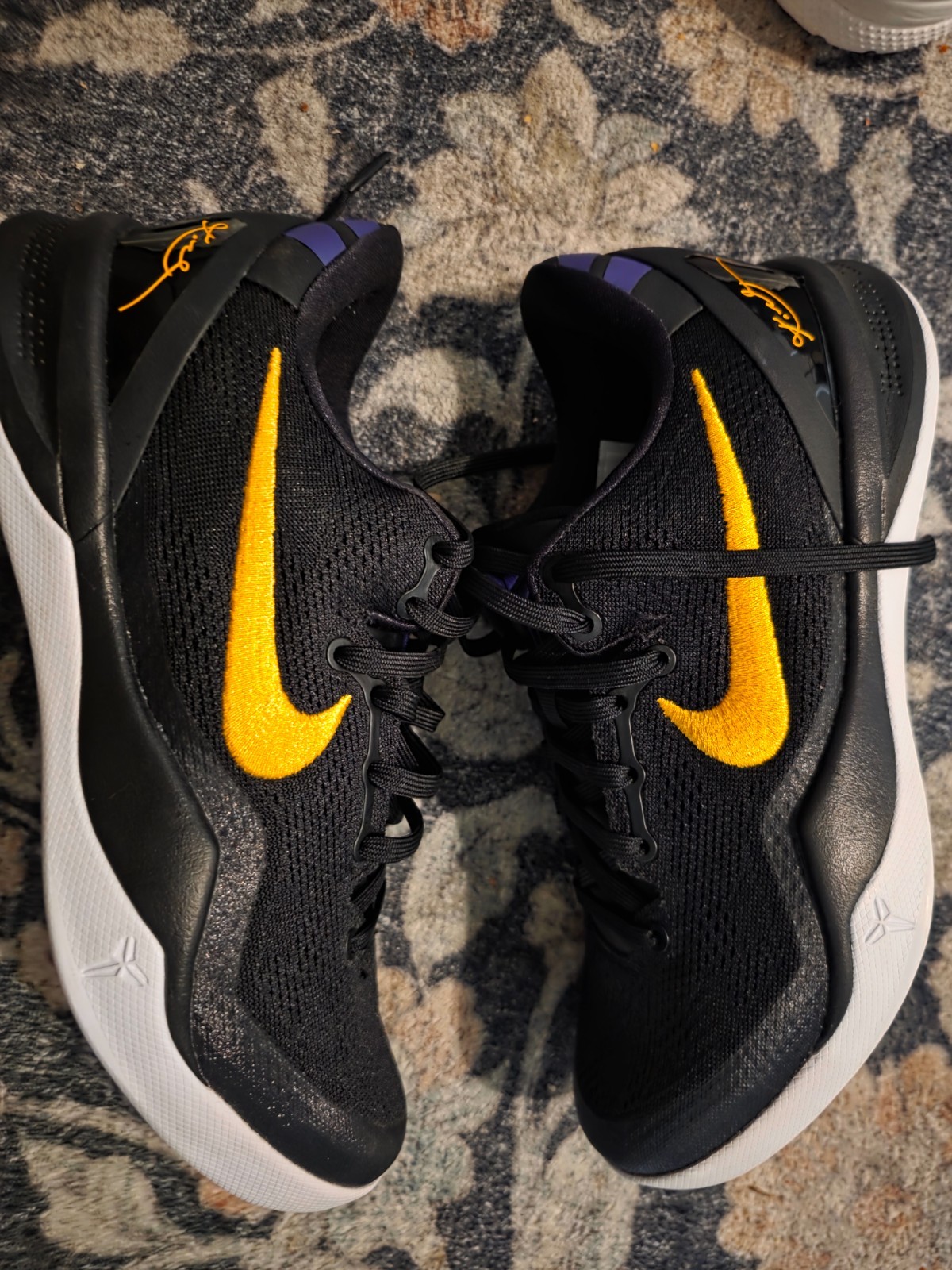 Size 7.5 – Nike Kobe 8 Protro Lakers Away