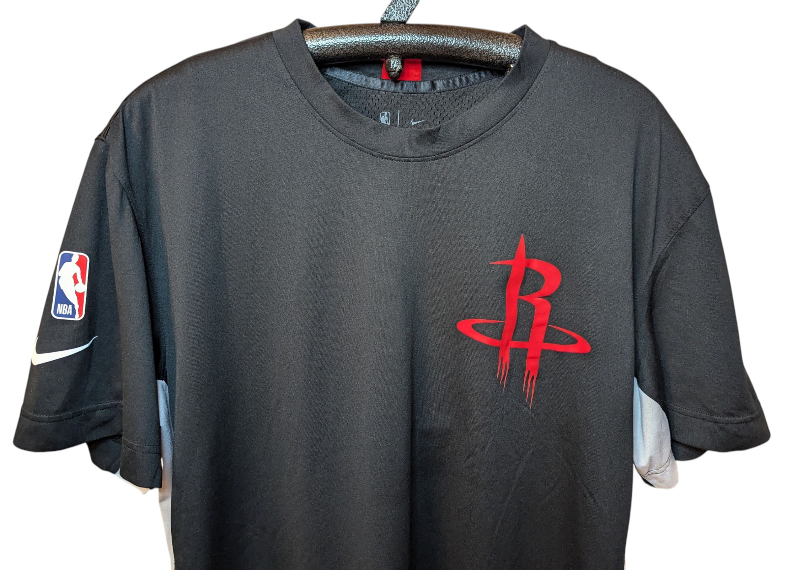 Nike HOUSTON ROCKET Shooting Shirt Mesh City Edition Mens XL Performance H-Town