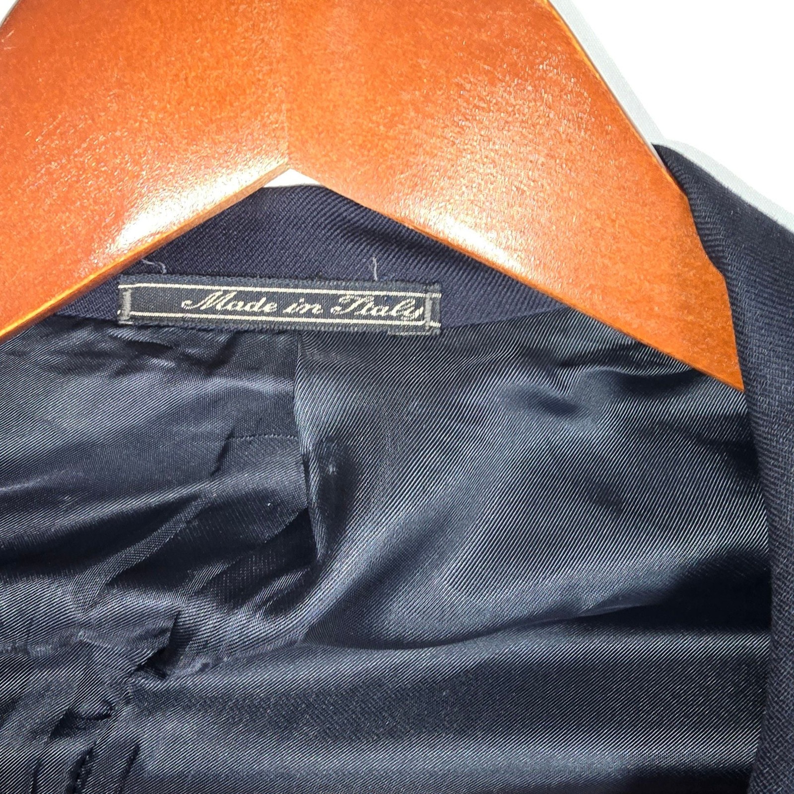 Corneliani Vogue Navy Blue Blazer Super 100’s Extra Fine Virgin Wool