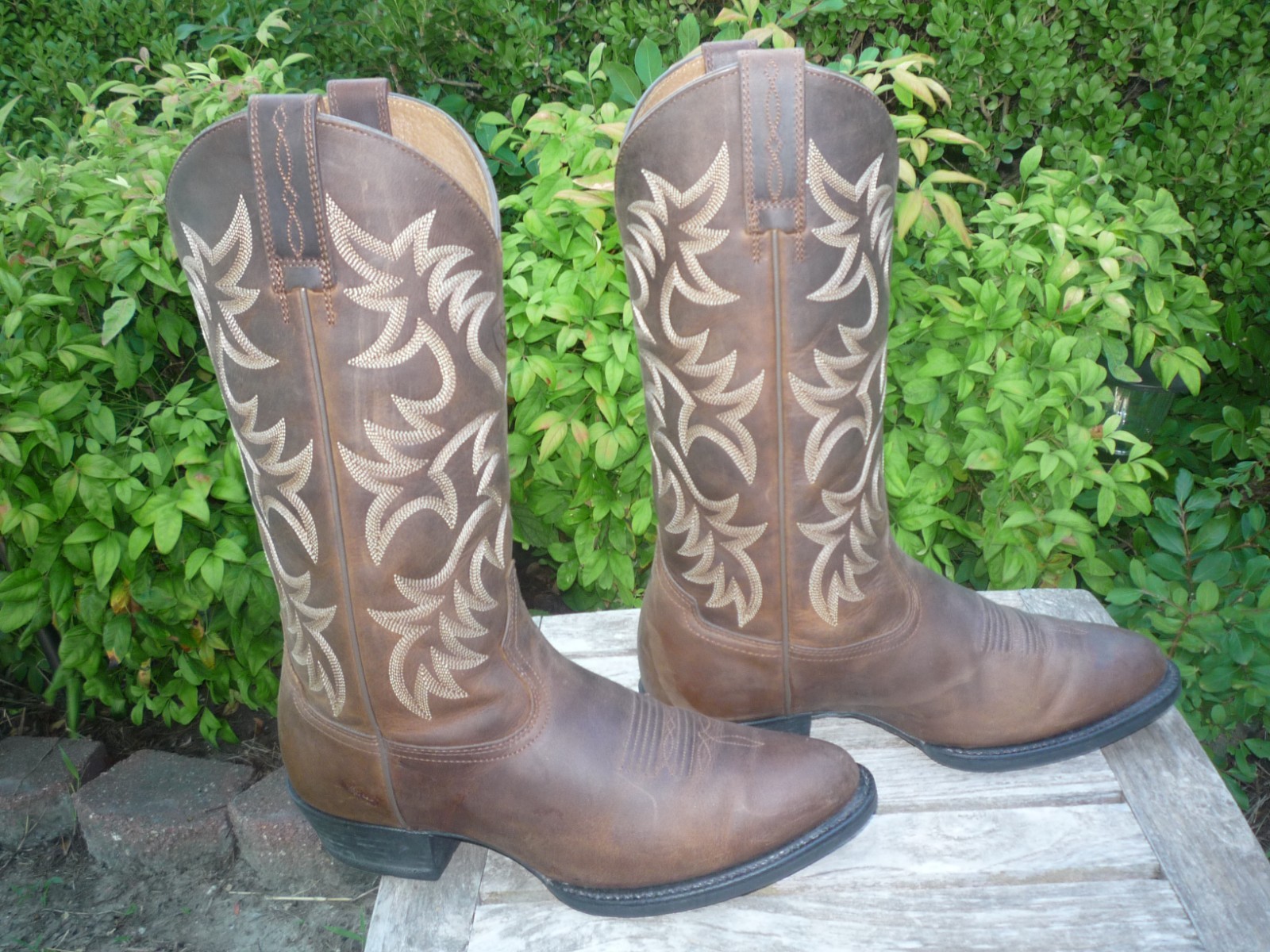 Men’s Ariat 8 EE Heritage Brown Western Cowboy Boots W Wide 34725 (10002204)