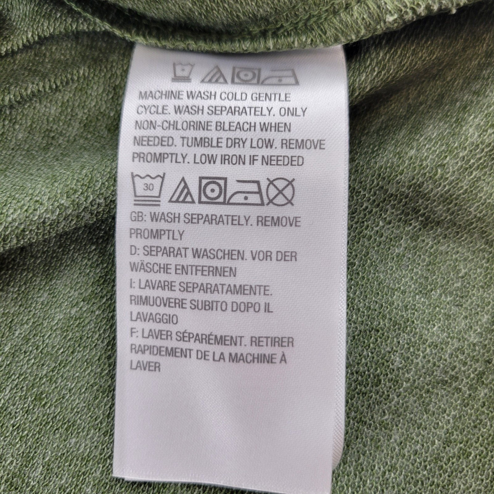 LOGO Lounge by Lori Goldstein Tunic Vest Green Artichoke Sz S A286984