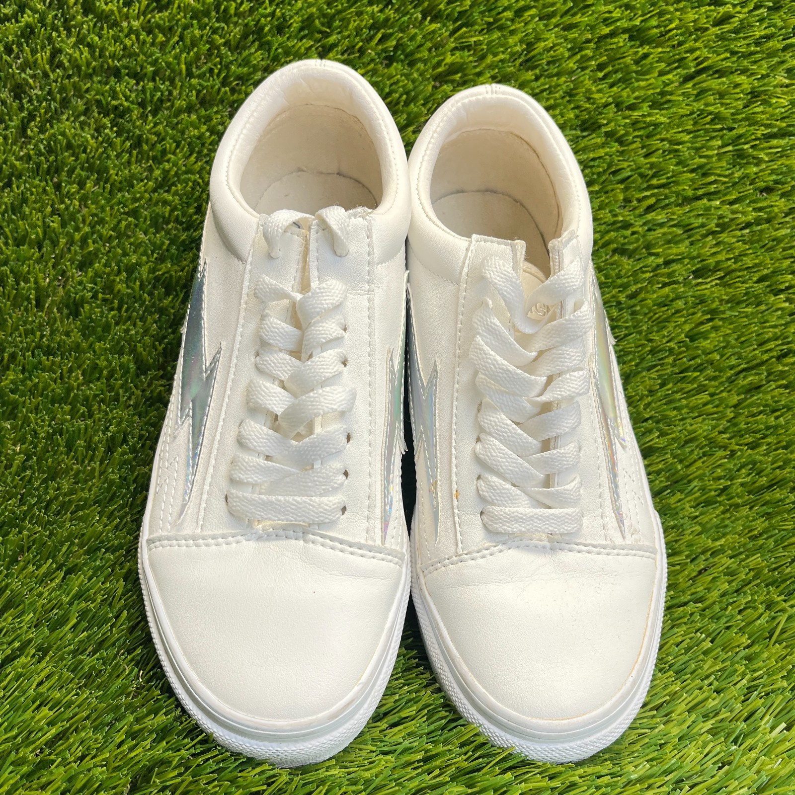 Revenge x Storm Classic Plus Mens Size 5 White Athletic Leather Shoes Sneakers