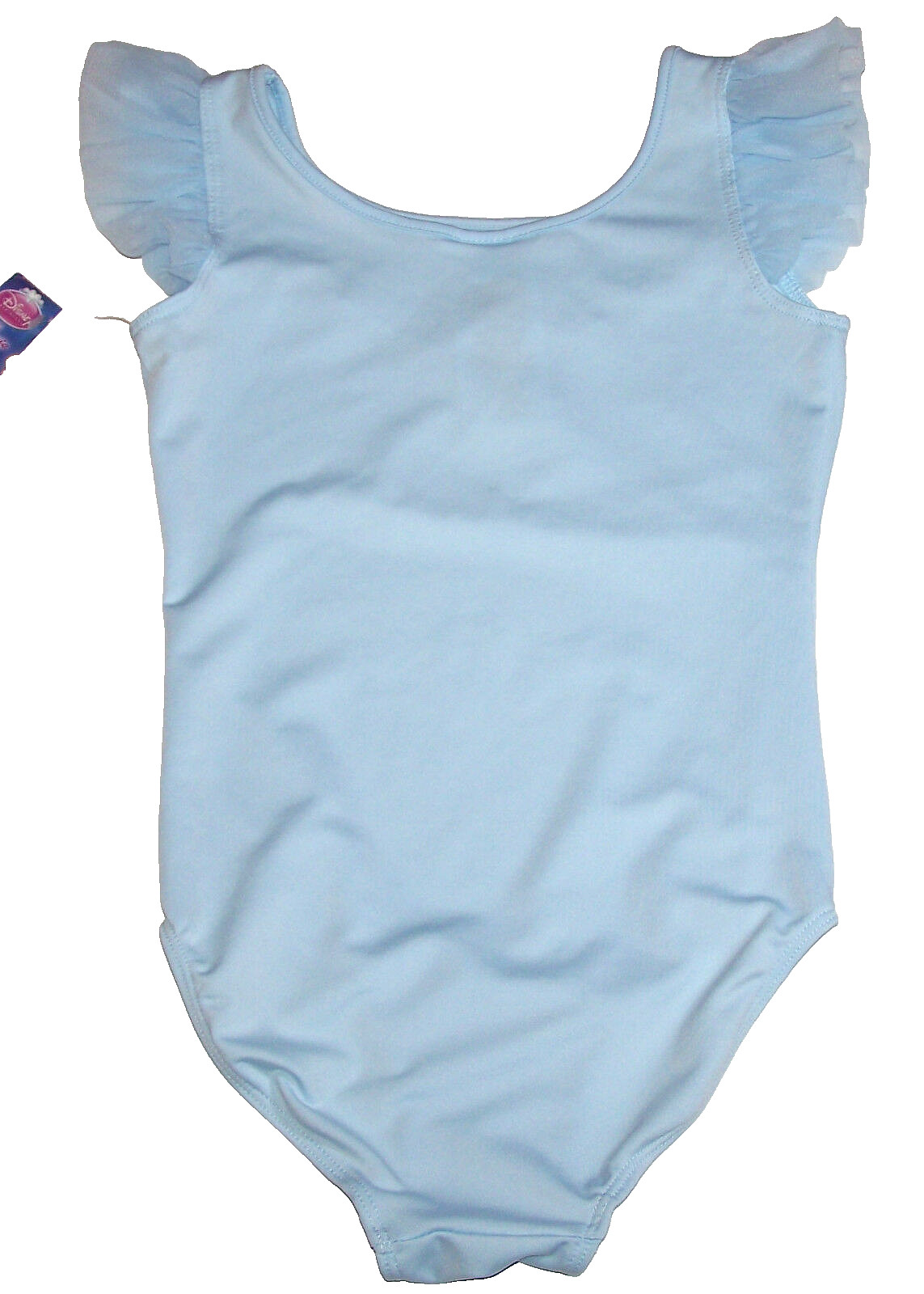 Capezio Disney Princess Cinderella Leotard Bodysuit Flutter Slv New Girl XS 5 6