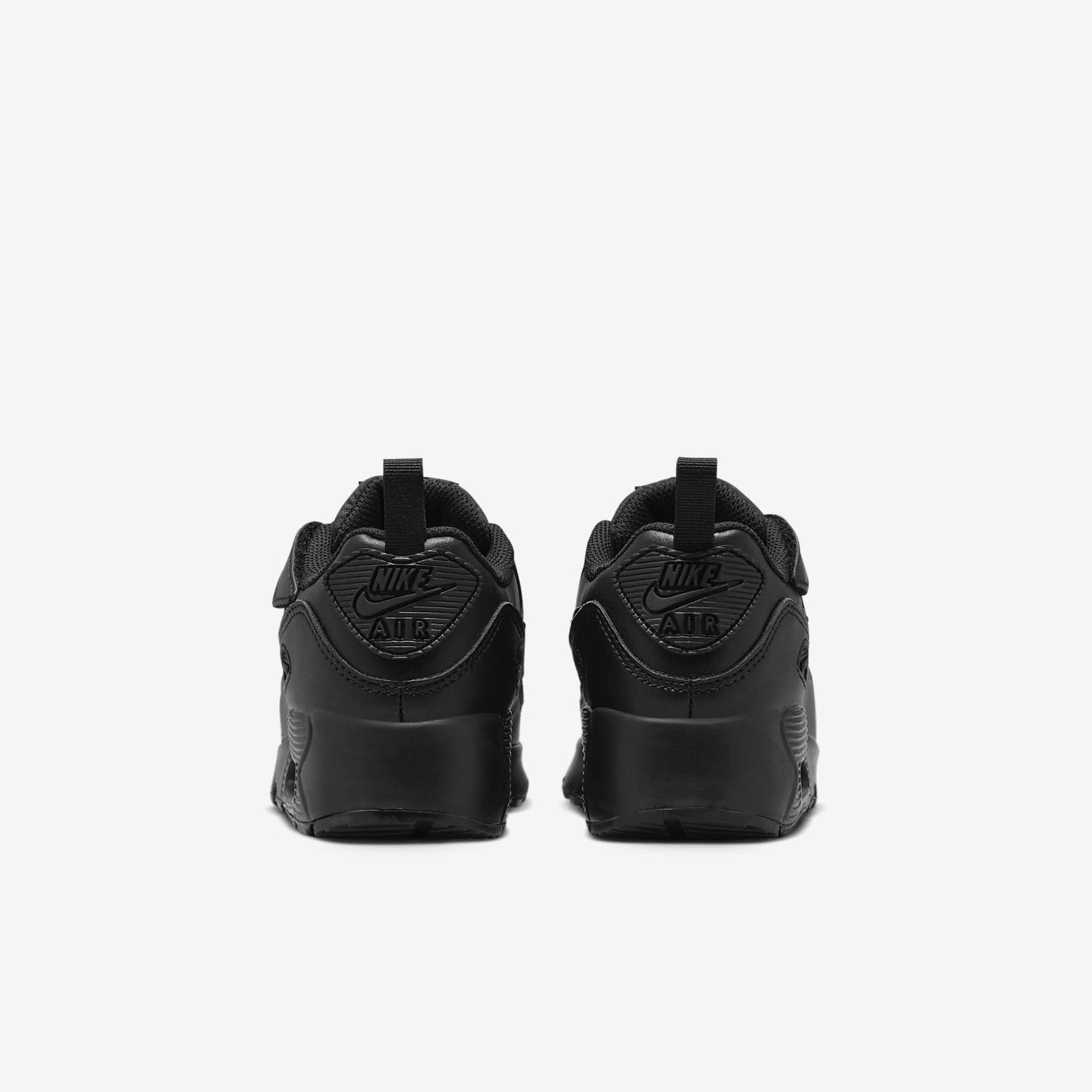 Nike Kids’ Air Max 90 Easy On Shoes – Black/Black/White/Black