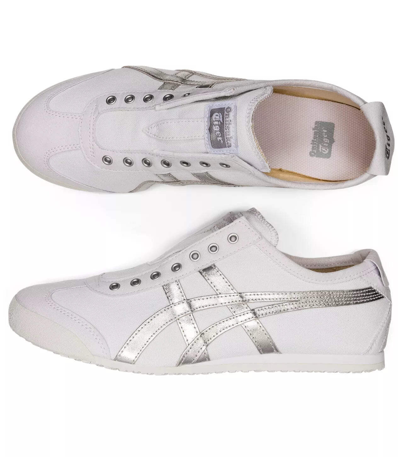Onitsuka Tiger MEXICO 66 SLIP-ON 1183A962 101 WHITE PURE SILVER