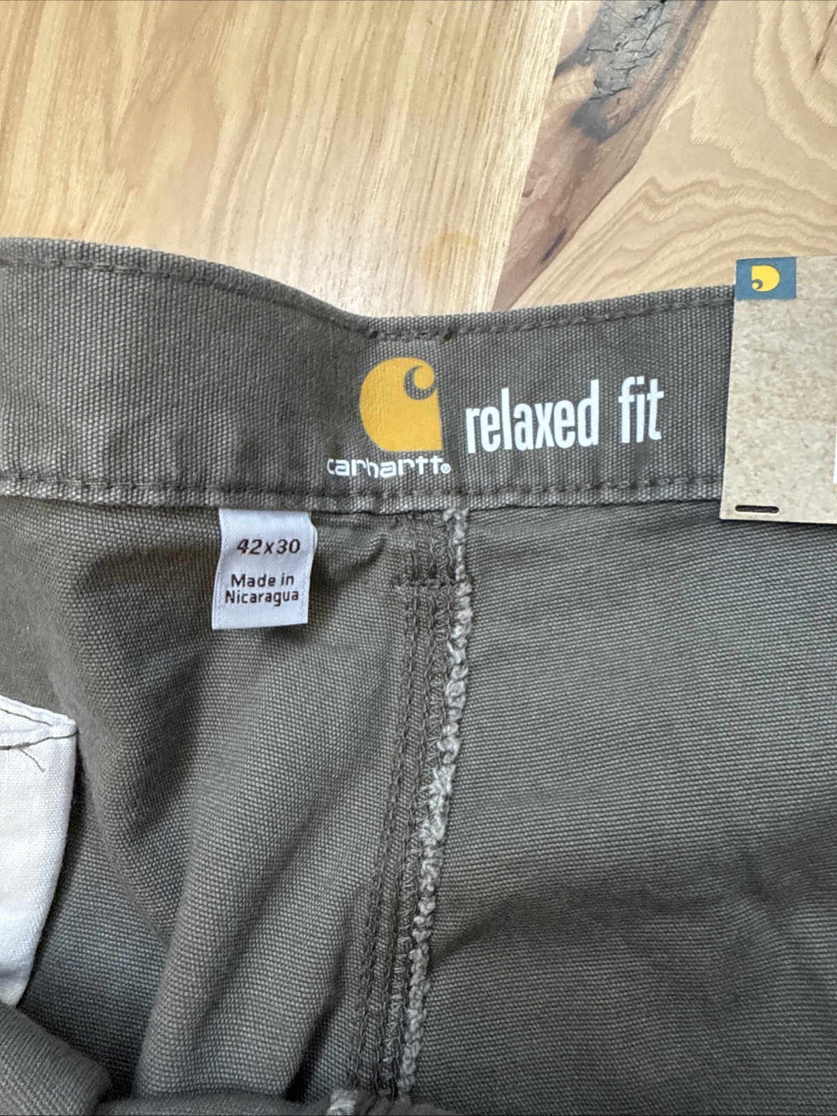 Carhartt 102802 Rugged Flex Relaxed Fit Rigby Double Front Work Pant Size 42×30